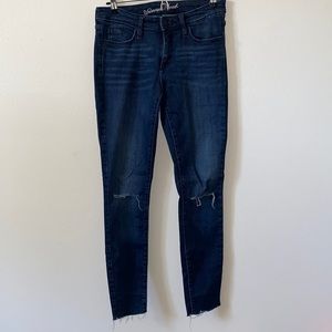 Mid rise skinny jeans